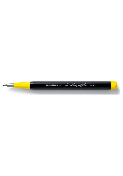 Leuchtturm 1917 X Bauhaus Drehgriffel Nr.2 Mekanik Uçlu Kalem Lemon/black 371288 Siyah