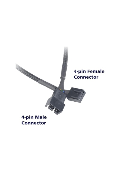 4904 Pwm 4 Pin Y Port Dişi Erkek Anakart Fan Uzatma Kablosu