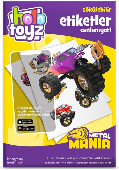 Holotoyz Sticker Metal Mania Ar Uyumlu Etiket