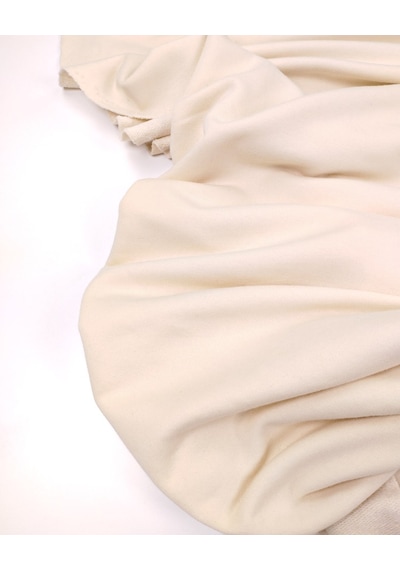Krem Hafif Şardonlu Yumuşak Esnek Üç İp Penye Kumaş Eşofmanlık & Sweatshirtlük 200x200cm-12321
