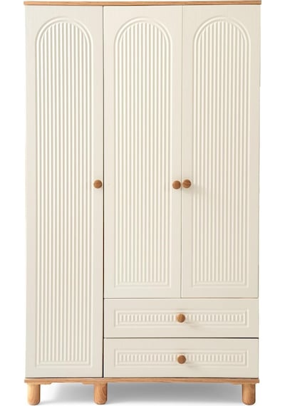 Bohem Mdf 3 Kapılı Dolap-ekru