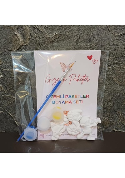 Şirinler Temalı Taş Tozu Boyama Seti