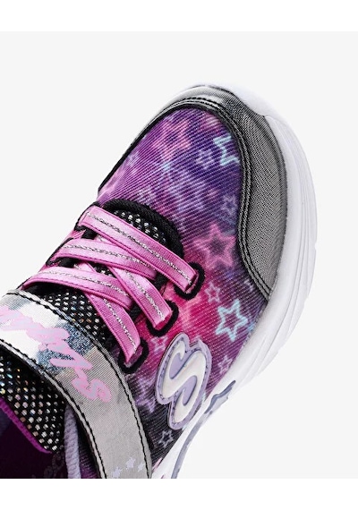 Skechers Kız Çocuk Siyah Işıklı Spor Ayakkabı Siyah