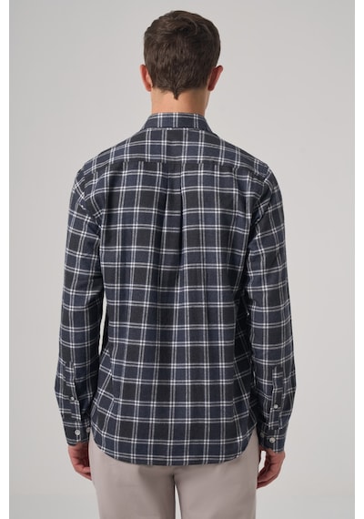 Morven Erkek Lacivert Regular Fit Oduncu Gömlek 25ks004002200 Lacivert Lacivert