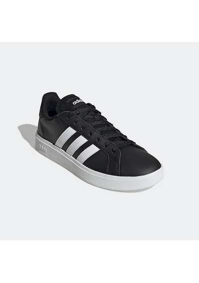 Adidas GW9251 Grand Court Base 2.0 Erkek Spor Ayakkabı Siyah - Beyaz