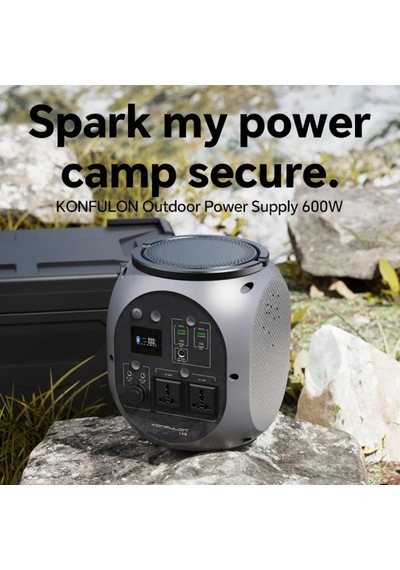 Cn09 Powerbank 1000w 270.000 Mah Kamp Şarj 45w Pd - Gri Kapasiteli, Kablosuz Şarj Özellikli Taşınabilir Güç Kayna