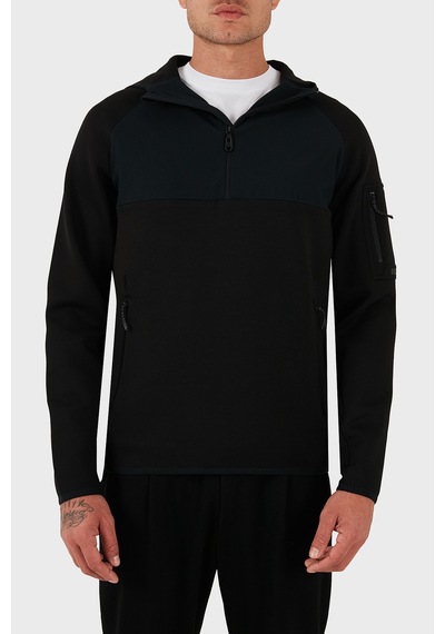 Boss Erkek Sweat 50543921 001 Siyah Siyah