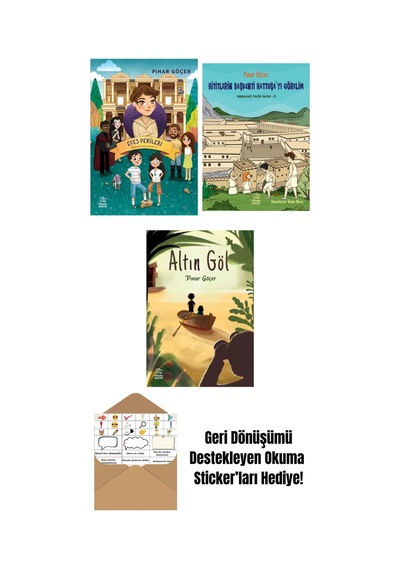 Efes Perileri Efsanevi Yerler Serisi 3 + Hititlerin Başkenti Hattuşa Yı Görelim Eğlenceli Tarih Serisi 3 + Altın Göl