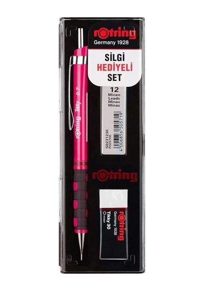 Rotring Tikky Versatil Kalem Okul Seti 0.7 Ahududu Pembe