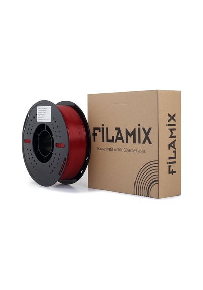 Filamix Pla Sparkle Kırmızı Filament 1.75mm 1kg Simli Parlak Yüzey