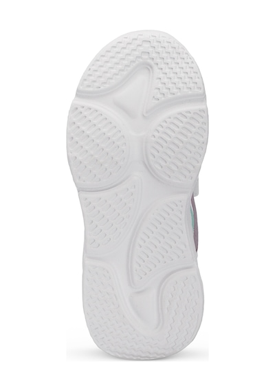 Slazenger PESO I Çocuk Cırt Cırtlı Beyaz / Lila Sneaker