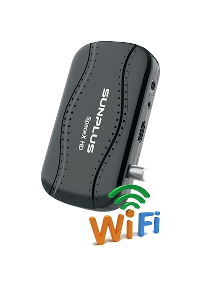 Sunplus Spacex Çanaklı-çanaksız Dahili Wi-fi Full Hd Uydu Alıcısı + Akıllı Kumanda