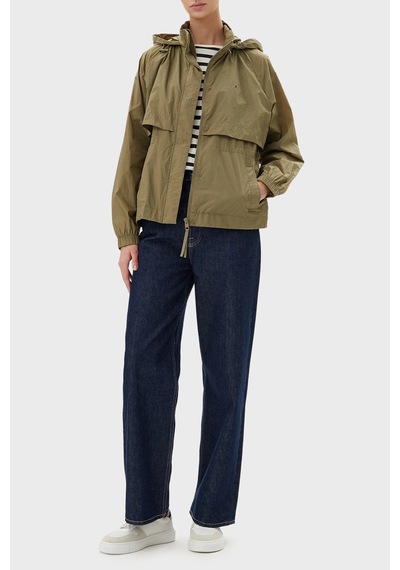 Tommy Hilfiger Bayan Ceket Ww0ww46444 Rfn Koyu Haki Koyu Haki