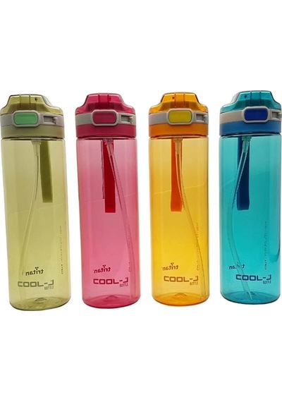 Gıpta Matara Pipetli 600 Ml Tritan Suluk Karışık Renk 1 Adet