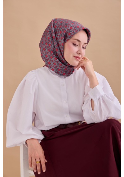 Silk Home Twill İpek Eşarp - 11479-40 Kırmızı