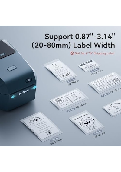 Niimbot K3B Taşınabilir Kablosuz Etiket Yazıcı Göl Mavisi