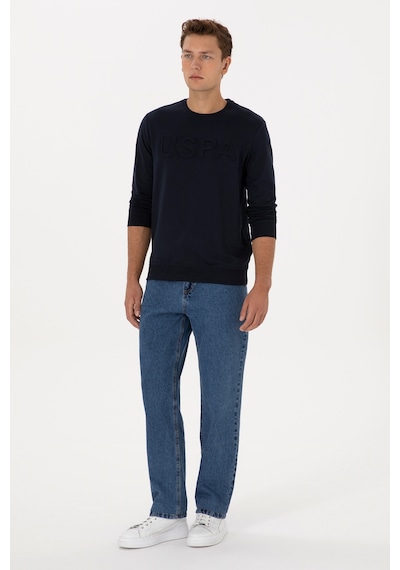 U.S. Polo Assn. Erkek Mavi Loose Fit Jean Pantolon 50316575-DN0022