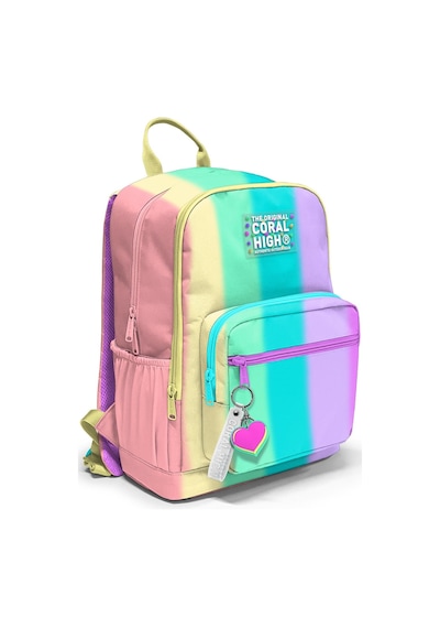 Coral High Renkli Çizgili Desenli Okul Sırt Çantası 23630