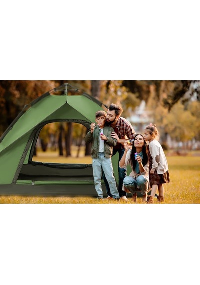 Naturehike 3 Kişilik Otomatik Kamp Çadırı Yeşil