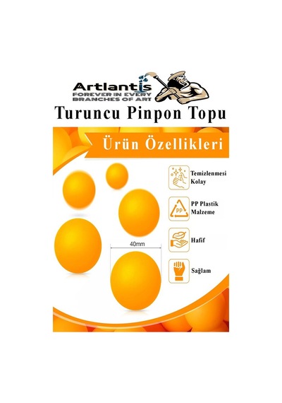 Turuncu Pinpon Topu 10 Adet Masa Tenis Topu Evcil Hayvan Kedi Oyuncağı Okul Sınıf Etkinlik Deney Topu
