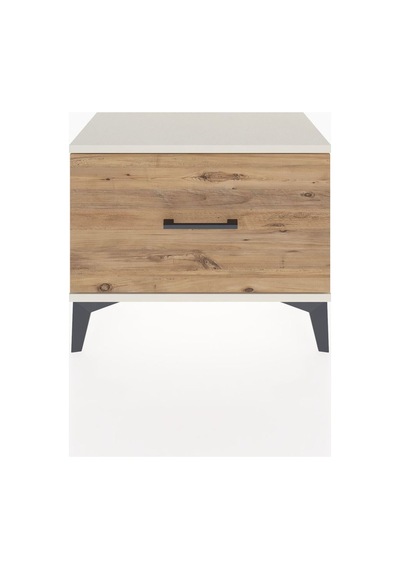 Arges Komodin Tek Çekmeceli 60x30x48 Aytaşı-çam Krem