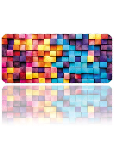 İlyuka Mousepad 70x30cm Büyük Boy Xl Mp397030 Colorful Wooden Box