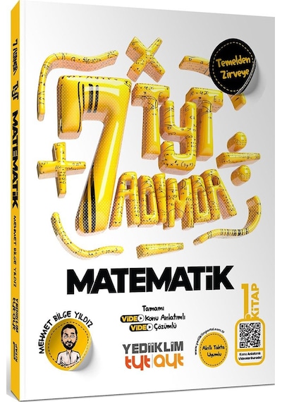 Yediiklim Tyt Yedi Adımda Temel Matematik Video Konu Anlatımlı Video Çözümlü Soru Bankası 1.kitap