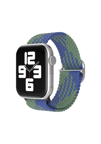 Watch 42mm Kordon - Yeşil-lacivert İtdark8780