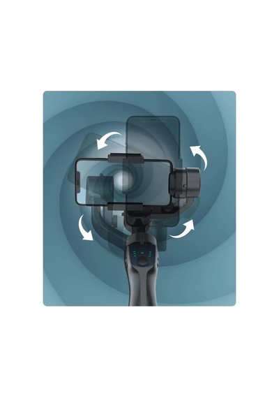 Cep Telefon Için F8 3-axis Sabitleyici Gimbal Stabilizer 3 Eksenli Tripot