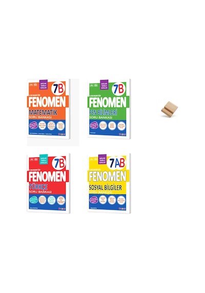 Fenomen 7. Sınıf Maarif B Serisi Matematik Fen Türkçe Ve Sosyal 4lü Set Soru Bankası + Telefon Standı