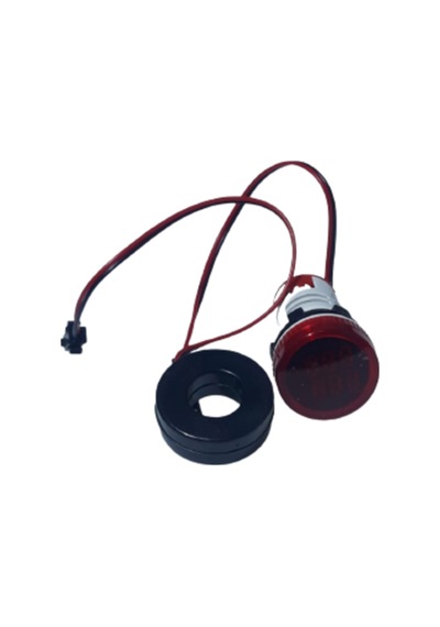 Ampermetre - Voltmetre 22 MM Akım Trafolu 220V Kırmızı