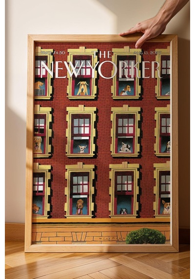 The New Yorker Çerçeveli Tablo August 13 2007