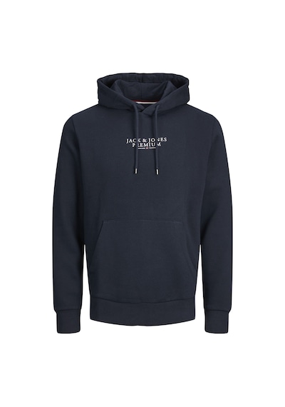 Jack & Jones Kapüşonlu Premium Baskılı Sweatshirt- Bluarchie 12216335 Navy Blazer Lacivert