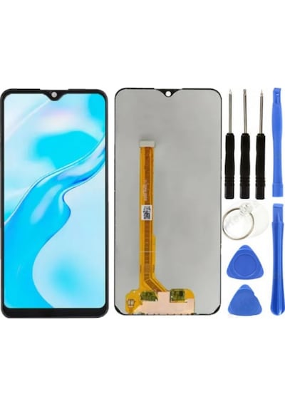 Vivo Y1s Uyumlu Hk Lcd Ekran Dokunmatik + Tamir Seti