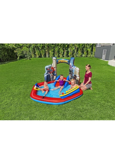 Bestway Spider Man Şişirilebilir Oyun Merkezi 2,11 M X 2,06 M X 1 Çok Renkli