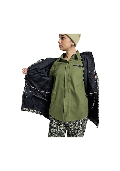 Burton Burton Lalik 2l Kadın Snowboard Ceketi Sediment/true Black Çok Renkli