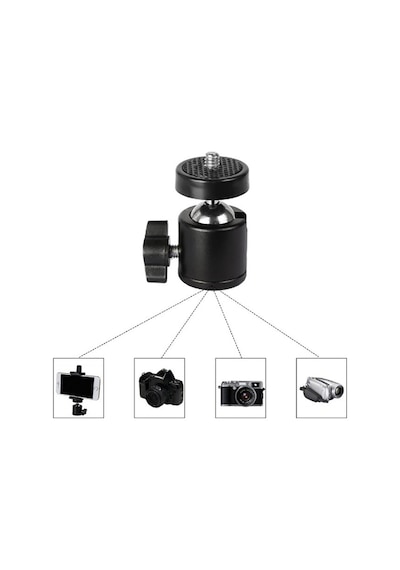 Tripod Slr Projeksiyon Kamera Ve Ring Light Için 360 Derece Döneb