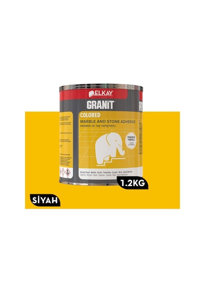 Elkay Eb25 Granit Mermer Ve Taş Yapıştırıcı Siyah 1200 Gr