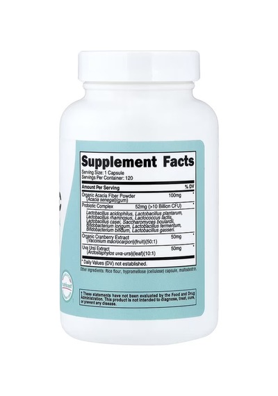 Women Probiotic 10 Billion Cfu Cranberry & Uva Ursi 120 Kapsül