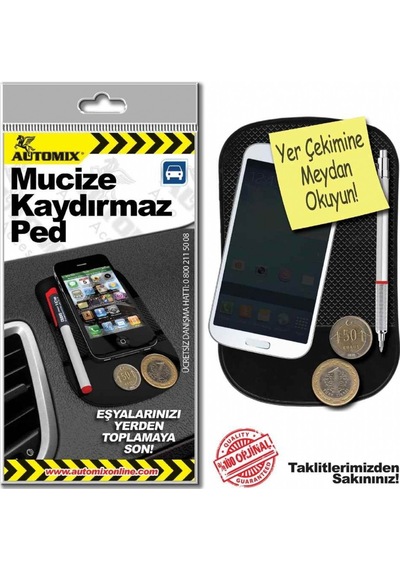 Automix Mucize Kaydırmaz Ped Siyah