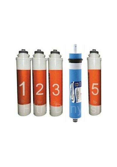 Filtre Dünyası Waterlife Su Arıtma Cihazına Uyumlu Filtre 5Li Set Lg Membranlı