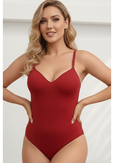 Sıkılaştırıcı Toparlayıcı Zıbın String Korse 9052 Kırmızı