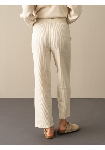 Xint Ekru Regular Fit Pamuklu Triko Pantolon 850861
