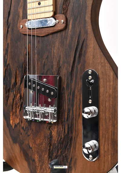 Elektro Gitar Telecaster Özel Ceviz Custom Yıllanmış Ağaç Kişiye Özel Honeyburst