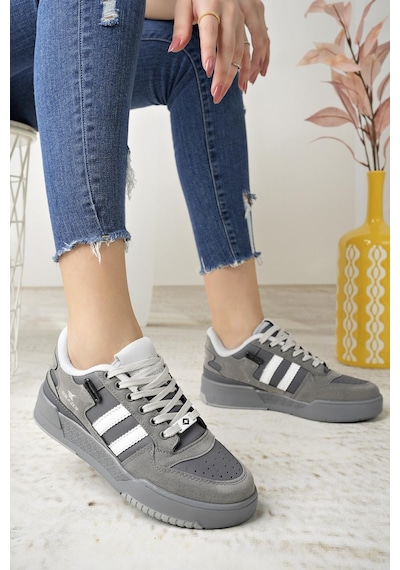 Solazer 020 Füme Anatomik Memory Foam Kadın Sneakers-füme Füme