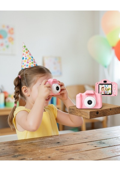 Mini Dijital Kamera Hd Video Ve Fotoğraf Çekimi Uczzzçocukkamerasıpembe-6