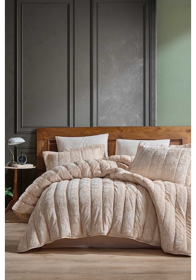 Elart Comfort yeni nesil uykuseti - 6 parça Velvet Cappuccino (23 Cappuccino