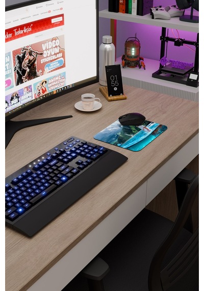 Far Cry Kaymaz Dikişli Kauçuk Oyuncu Mousepad V5 - 22x18 Gaming Mouse Pad Fare Altlığı