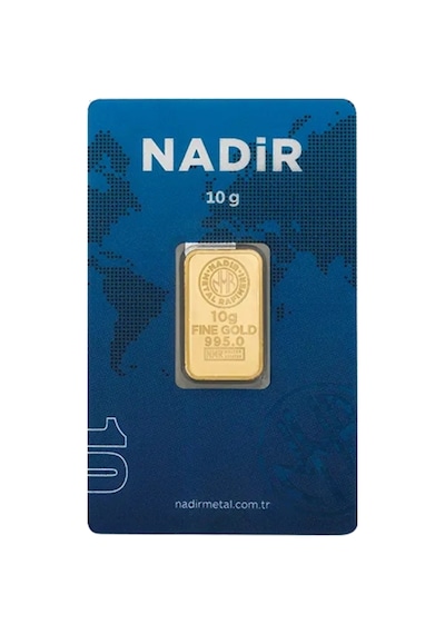 1 Adet 10 Gr 24 Ayar Altın 995