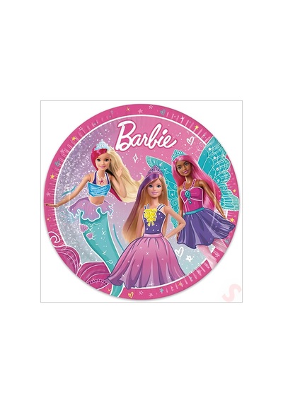 Barbie Fantasy Karton Tabak - 23cm X 8 Adet